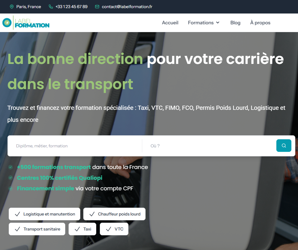 Training platform with predictive algorithm