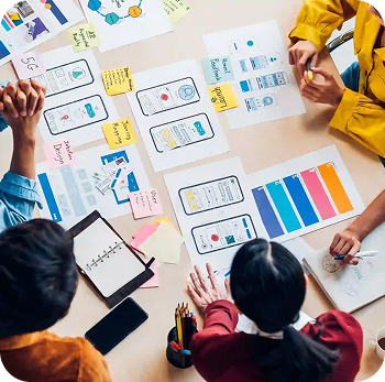 Design wireframing process